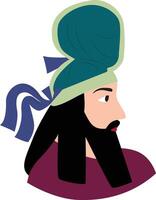 Ardashir I hand drawn vector