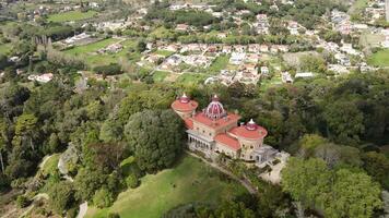 Monserrate Palace with Gothic and Moorish Influences in Sintra video