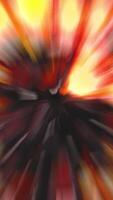 A Dynamic Abstract Burst of Colorful Light and Fluid Motion in a Vibrant Composition. Movement video