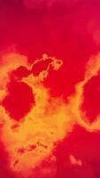 Abstract Fiery Patterns Featuring Vibrant Red and Yellow Hues That Capture Attention. Motion video