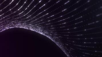 Abstract Purple Light Wave Background with Dynamic Flow video