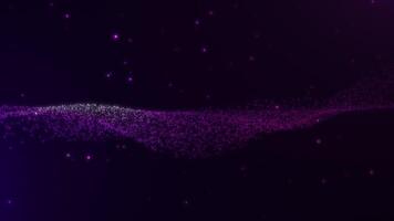 Violet and Pink Particle Wave Transition video