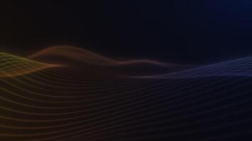 Gradient Waves of Glowing Dotted Patterns video