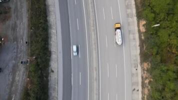 Highway Traffic Drone Way video