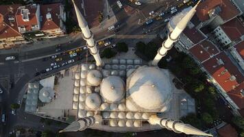 Mosque Overhead View video