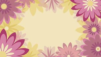 Floral background with a blank space for text vector