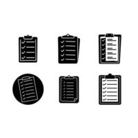 A stylish to-do list icon for digital task management and productivity planning. vector