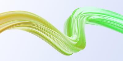 Colorful graphic design background featuring a yellow and green line with many different colored vector