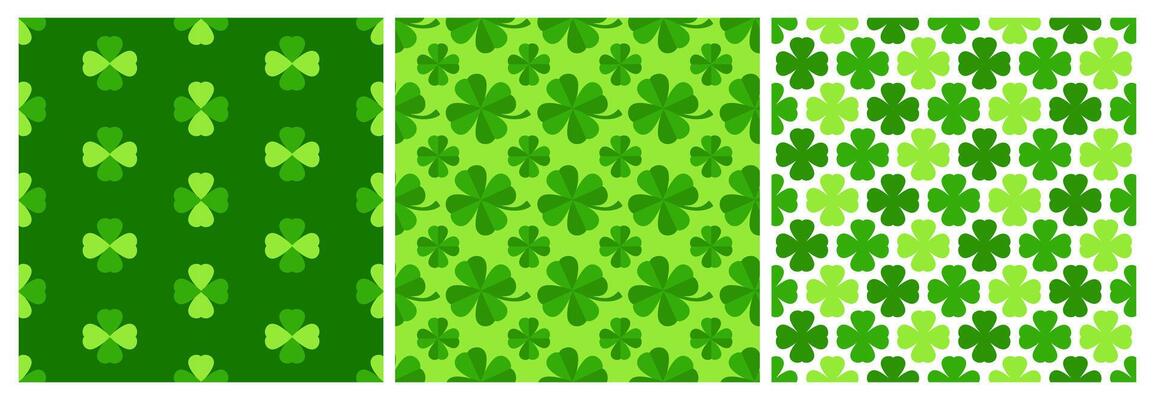 Hand-Drawn Cartoon Style Seamless Pattern for Saint Patrick's Day Celebrations