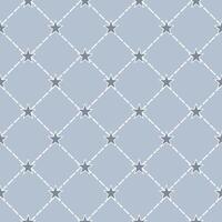 Abstract seamless white wire mesh texture of chain link fence, a common safety barrier, seamless pattern design, chain, star. vector