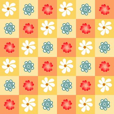Seamless Floral Pattern with Pink Flower for Spring Summer Wallpaper Design