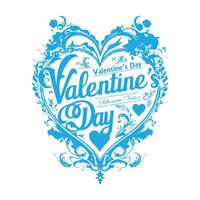 Unique Valentine's Day Heart Graphics vector