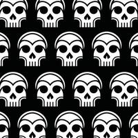 Skull Head modern pattern background design template vector