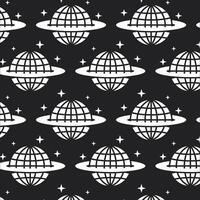 Global Space pattern background illustration design template vector