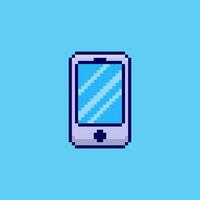 Pixel art smartphone game asset design vector