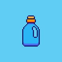 Pixel art Laundry Detergent Bottle game asset design vector