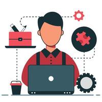 Visualizing the Concept with Illustrative Details, Part 4 vector