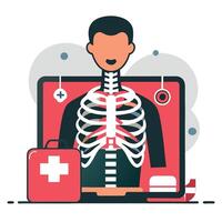 X-Ray Imaging A Comprehensive Explanation of Medical Radiation Technology vector