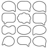 speech bubbles set of speech bubbles illustration vector