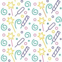 a colorful pattern with stars and sparkles vector