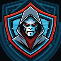 a cartoon character with a hoodie on vector