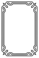 a black and white drawing of a frame vector