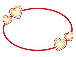 Frame Background Valentines Day Illustration vector