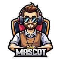 the logo for game mascoot vector