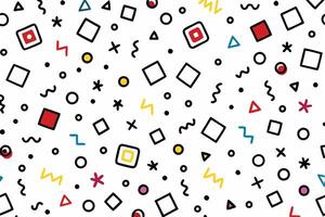 a colorful pattern with geometric shapes and lines vector
