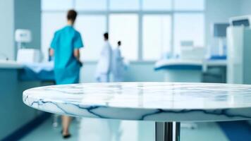 Medical professionals working in a sterile laboratory with advanced equipment. Healthcare and innovation concept. video