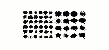 blank text bubbles for comics, banners and more. vector