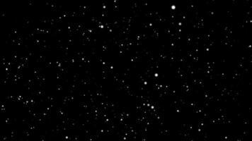 Minimalistic Snowfall Effect, Black and White Snow Particles Animation video