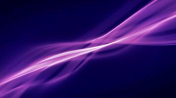 Looped elegant background with smoothly floating spirit energy waves with soft glow effect. Ethereal flow animation for spiritual visualization and abstract art performance. Seamless loop 4K 60fps video