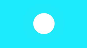 Animation of captivating design featuring layered blue circles on a bright background, creating a sense of depth and modernity for creative projects video
