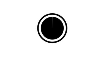 Animation of circular progress indicator visually represents the completion status of a task, providing users with a clear understanding of remaining time video
