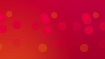 Animation of playful arrangement of colorful circles floating against a vibrant red background, creating a lively and cheerful atmosphere video