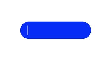 Animation of blue search bar icon represents a user friendly interface element, enabling users to easily find information or content through simple queries video
