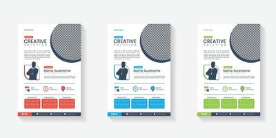 Webinar Creative business flyer template for poster annual report, corporate presentation, leaflet presentation, event, etc vector