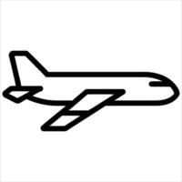 Clean and Bold Airplane Icon Design. vector