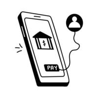 Get this amazing icon of payment options, ready to use vector