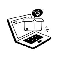 Indicates unavailability of items in the online store inventory vector