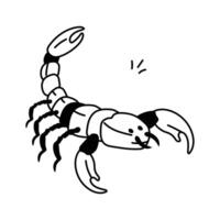Take a look at this amazing icon of scorpion in modern style vector