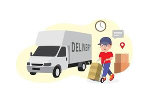 Trusted Delivery Partners in Action vector