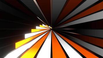 Orange and White Neon Lights Alternating Movement Background VJ Loop in 4K video