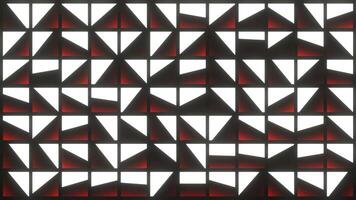 White and Red Many Changing Screen Background VJ Loop in 4K video