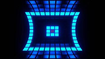 Orange and Blue Changing Light Effect Background VJ Loop in 4K video