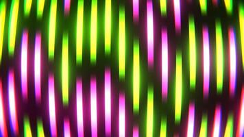 Pink and Lighting Green Neon Equalizer Effect Background VJ Loop in 4K video