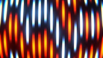 Orange and Lighting Blue Neon Equalizer Effect Background VJ Loop in 4K video