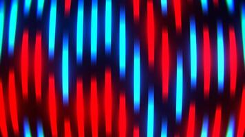 Red and Blue Neon Equalizer Effect Background VJ Loop in 4K video