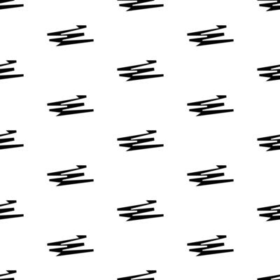 Seamless pattern with black pencil brushstrokes